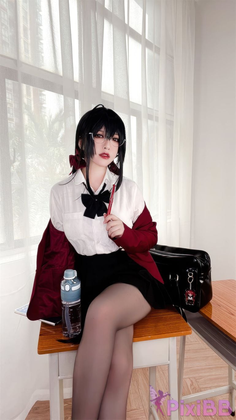 Banbanko 半半子 Taihou JK Uniform PixiBB.COM 46