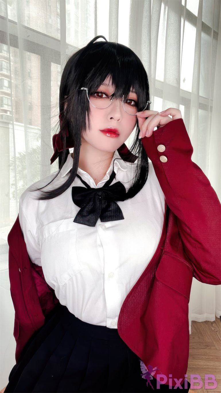 Banbanko 半半子 Taihou JK Uniform PixiBB.COM 47