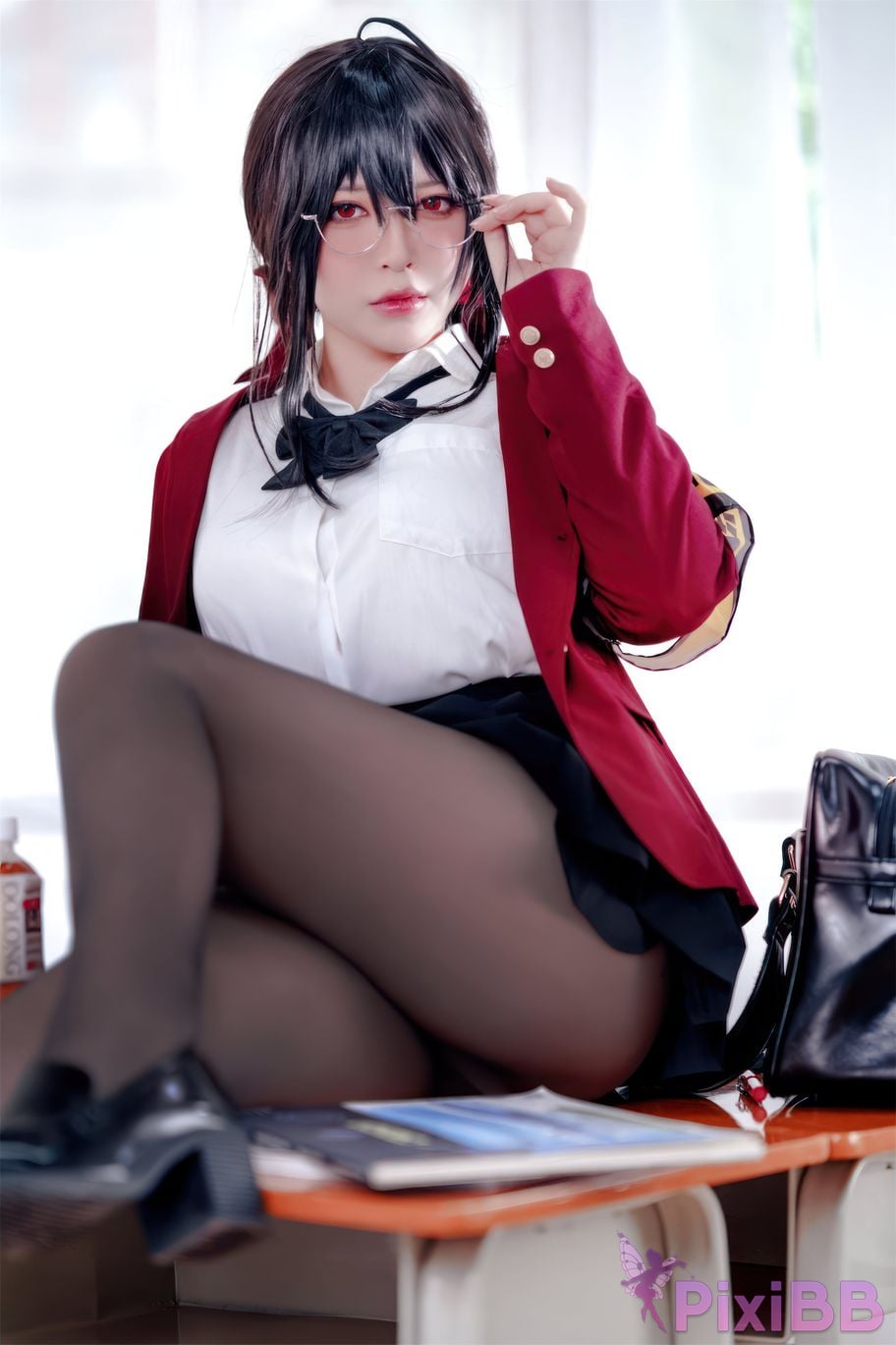 Banbanko 半半子 Taihou JK Uniform PixiBB.COM 51