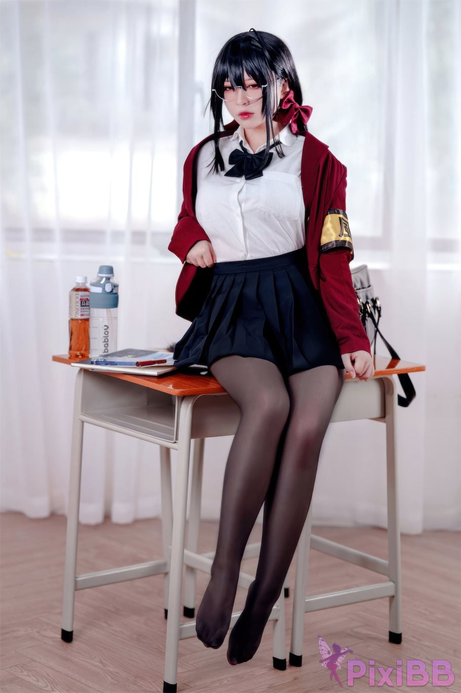 Banbanko 半半子 Taihou JK Uniform PixiBB.COM 54