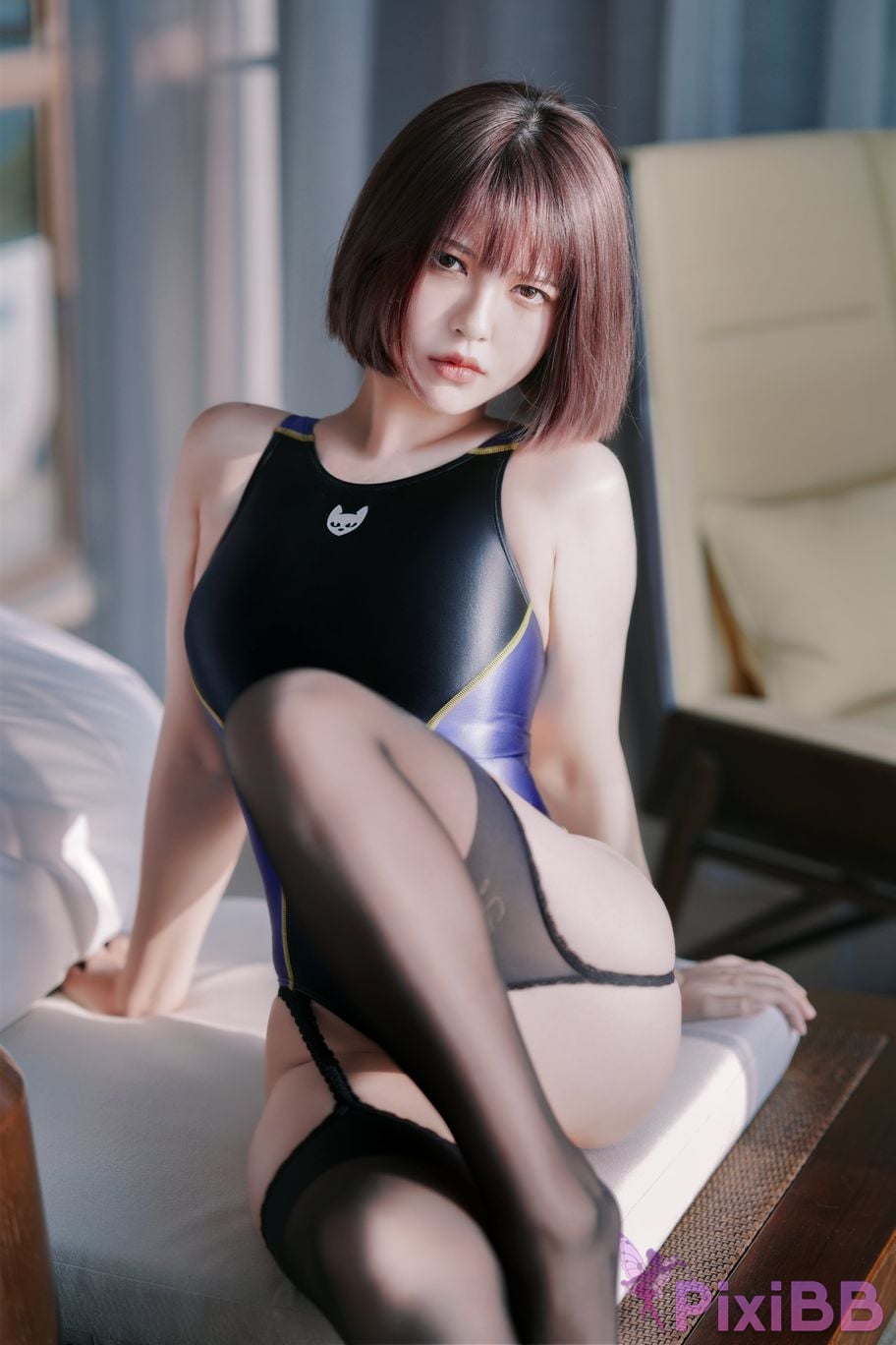 Banbanko 半半子 Swimsuit PixiBB.COM 43