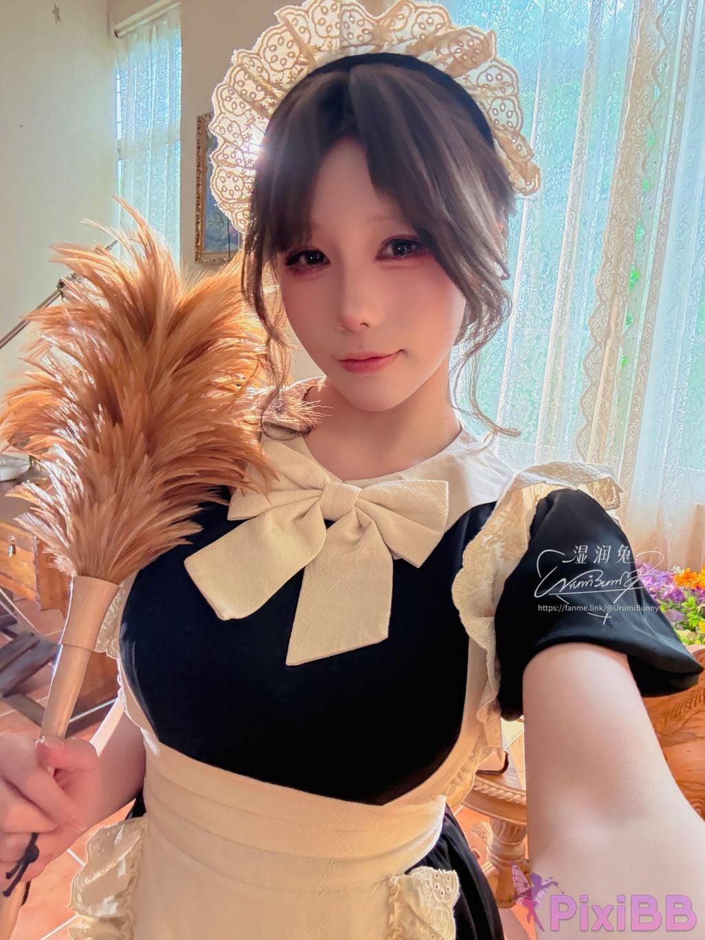 Cosplayer Sticky Dumpling Rabbit 2026 Year 07 monthly works How to raise a pet maid PixiBB.COM 084