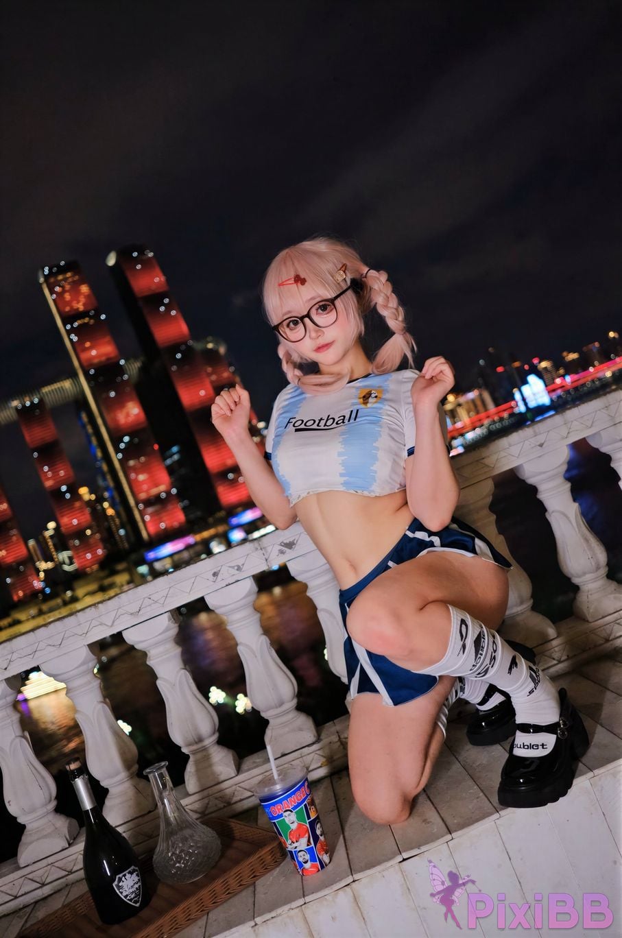 Cosplayer Eiri Kanzawa Lets cheer for you the World Cup together PixiBB.COM 001