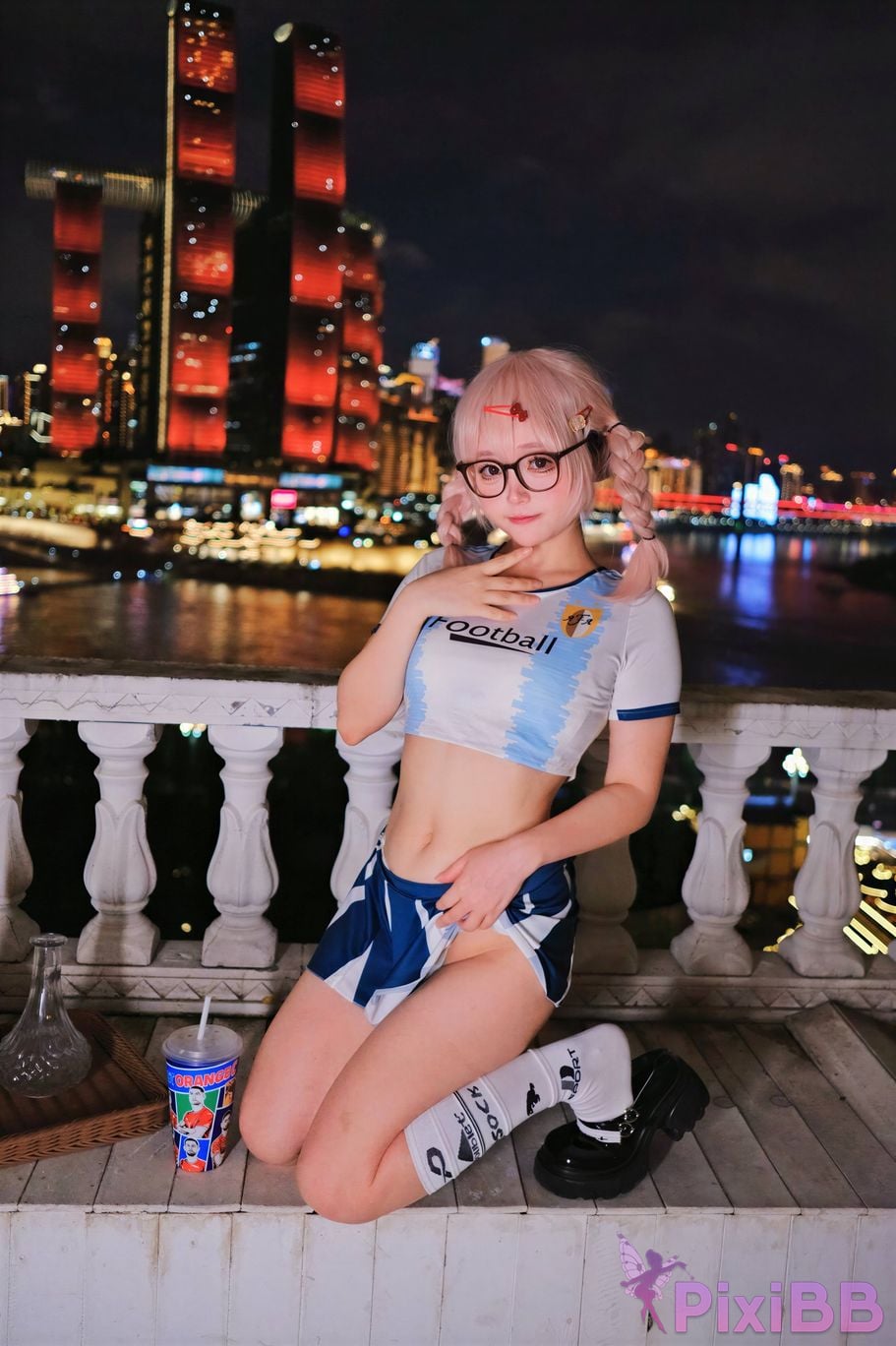 Cosplayer Eiri Kanzawa Lets cheer for you the World Cup together PixiBB.COM 013
