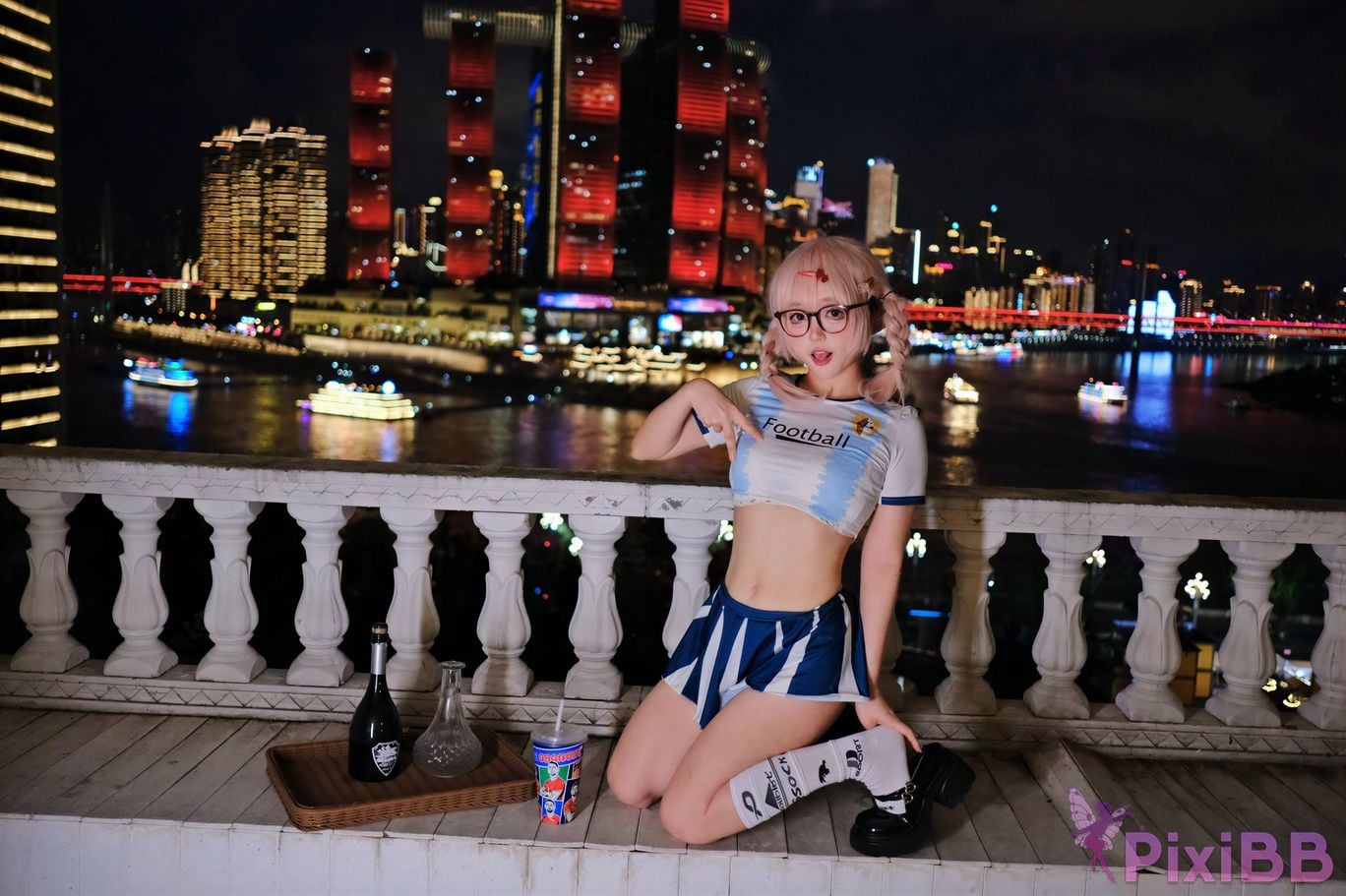 Cosplayer Eiri Kanzawa Lets cheer for you the World Cup together PixiBB.COM 033