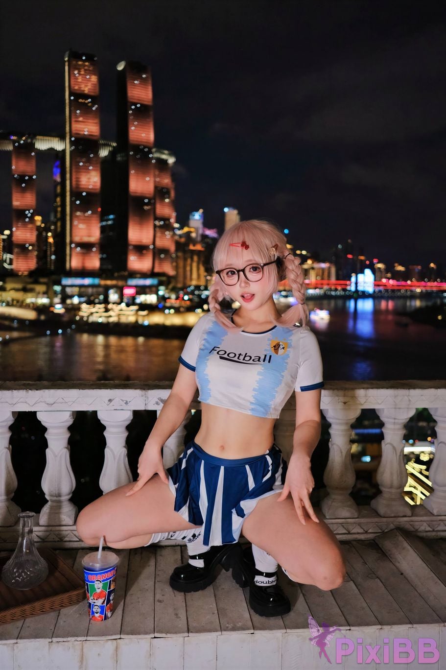 Cosplayer Eiri Kanzawa Lets cheer for you the World Cup together PixiBB.COM 034