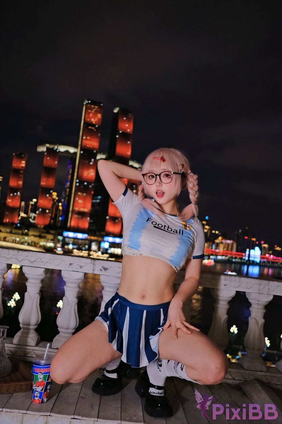 Cosplayer Eiri Kanzawa Lets cheer for you the World Cup together PixiBB.COM 035
