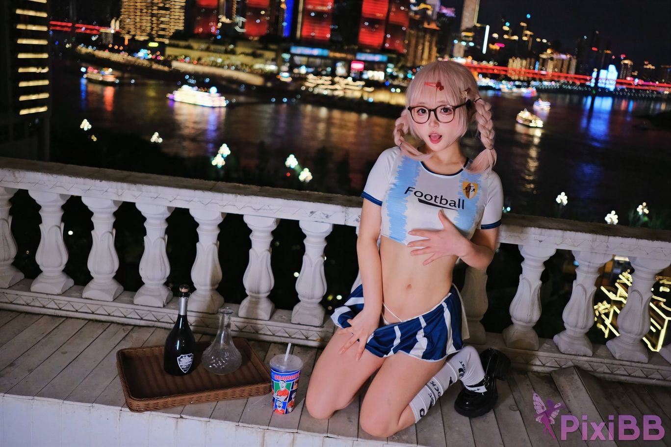 Cosplayer Eiri Kanzawa Lets cheer for you the World Cup together PixiBB.COM 036