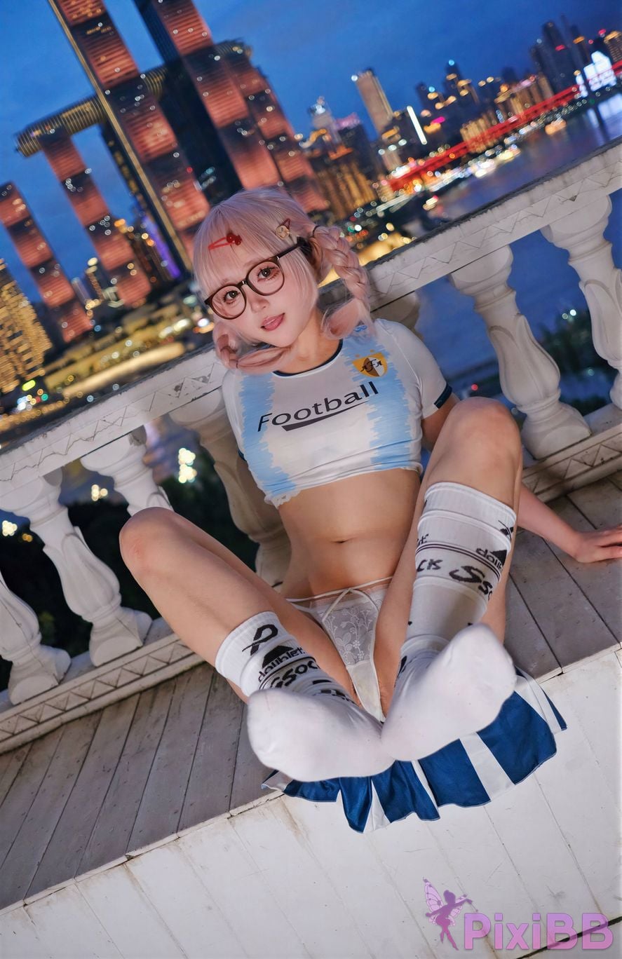 Cosplayer Eiri Kanzawa Lets cheer for you the World Cup together PixiBB.COM 047