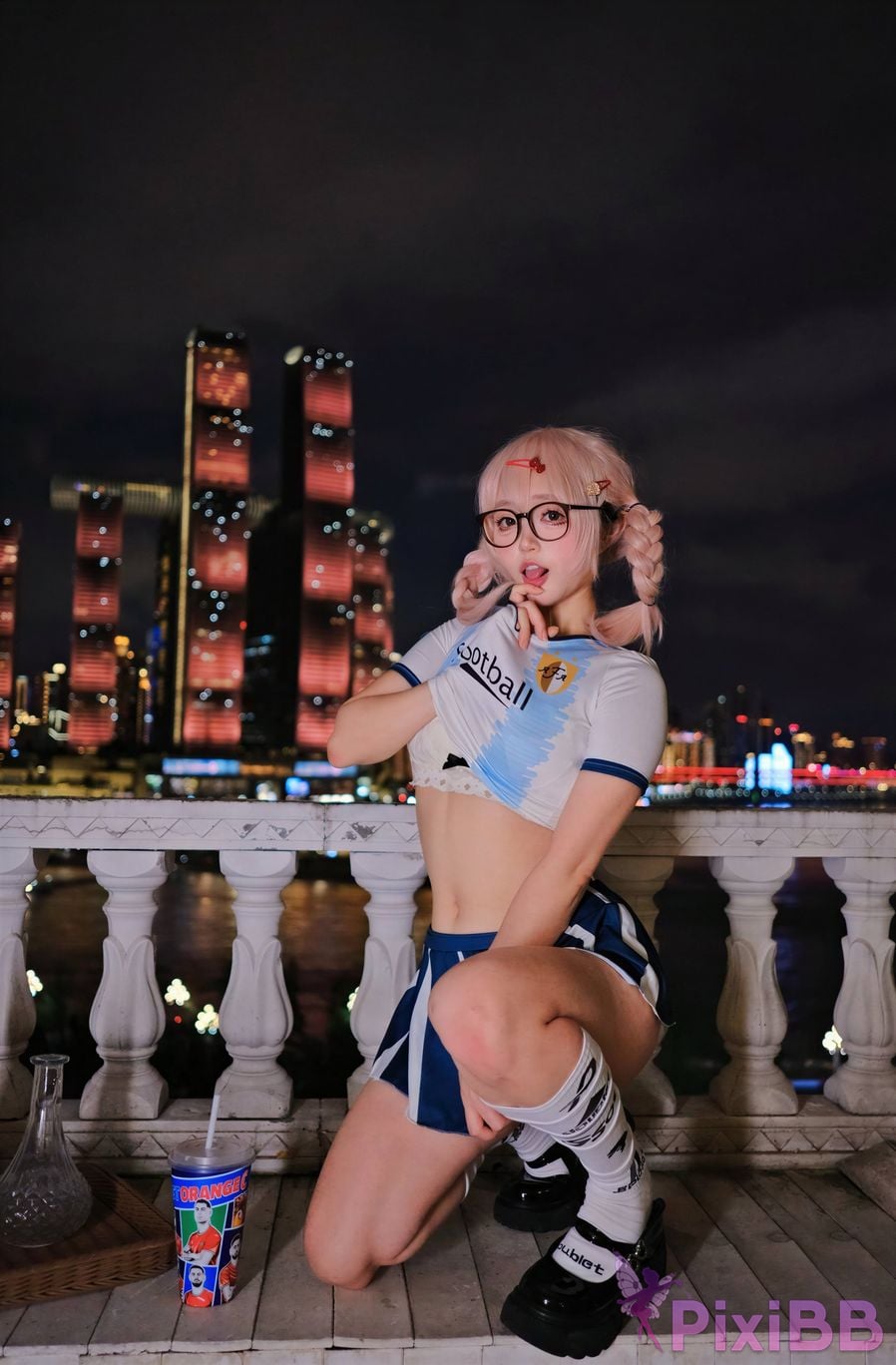 Cosplayer Eiri Kanzawa Lets cheer for you the World Cup together PixiBB.COM 050