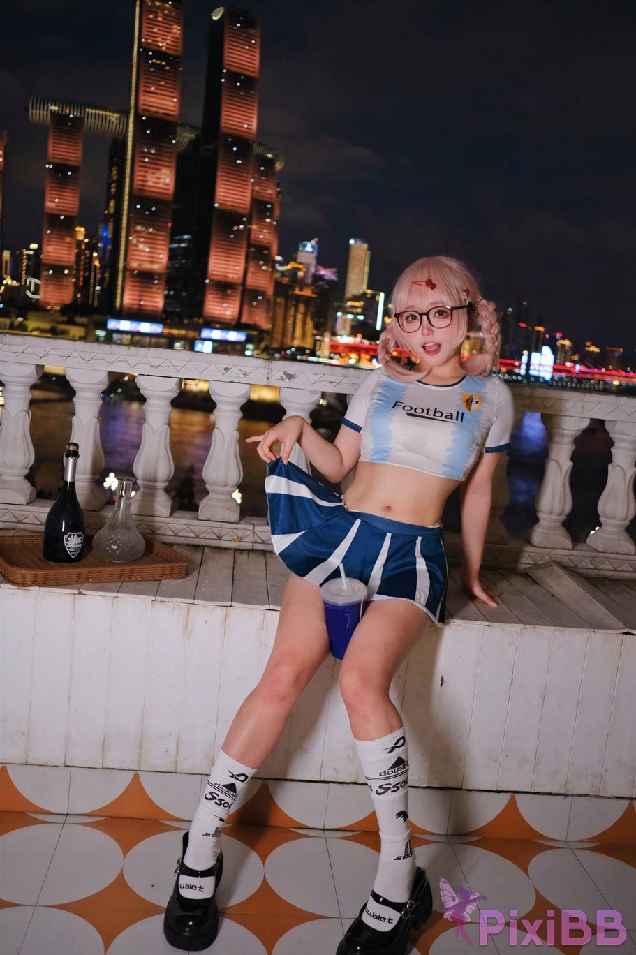 Cosplayer Eiri Kanzawa Lets cheer for you the World Cup together PixiBB.COM 067