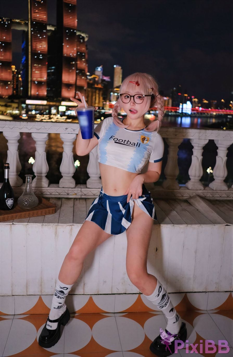 Cosplayer Eiri Kanzawa Lets cheer for you the World Cup together PixiBB.COM 068