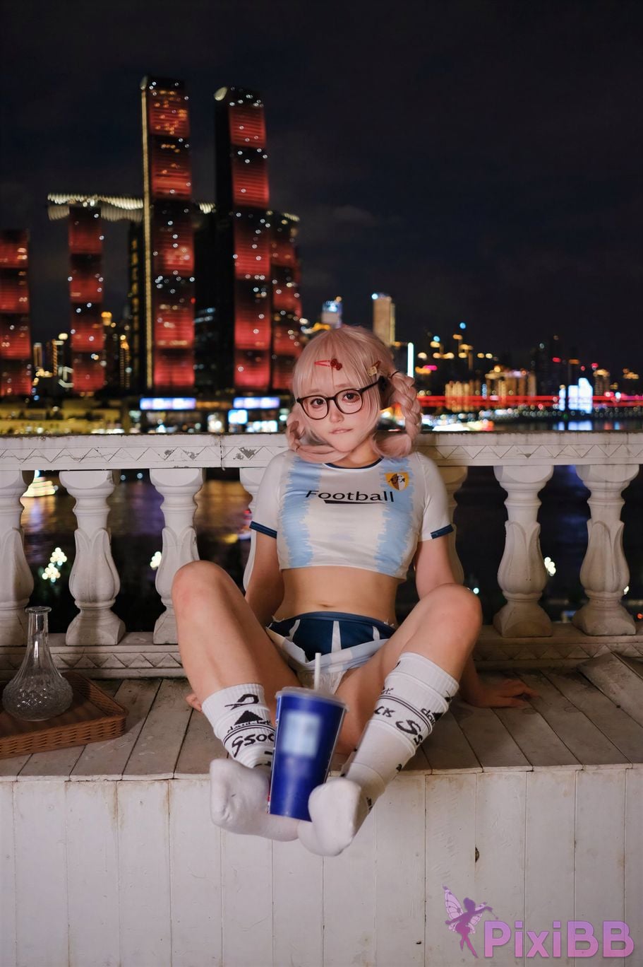 Cosplayer Eiri Kanzawa Lets cheer for you the World Cup together PixiBB.COM 069