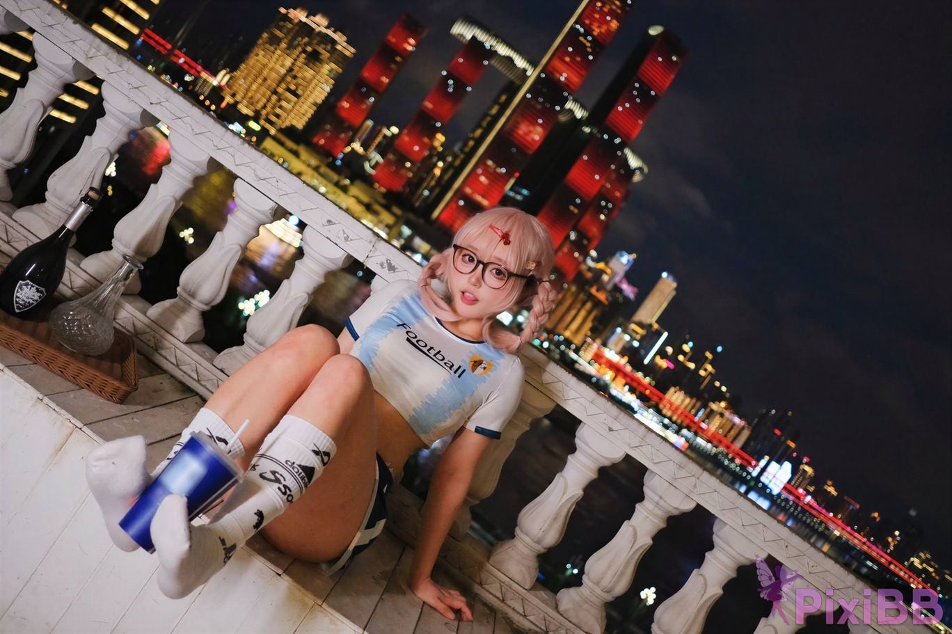 Cosplayer Eiri Kanzawa Lets cheer for you the World Cup together PixiBB.COM 070