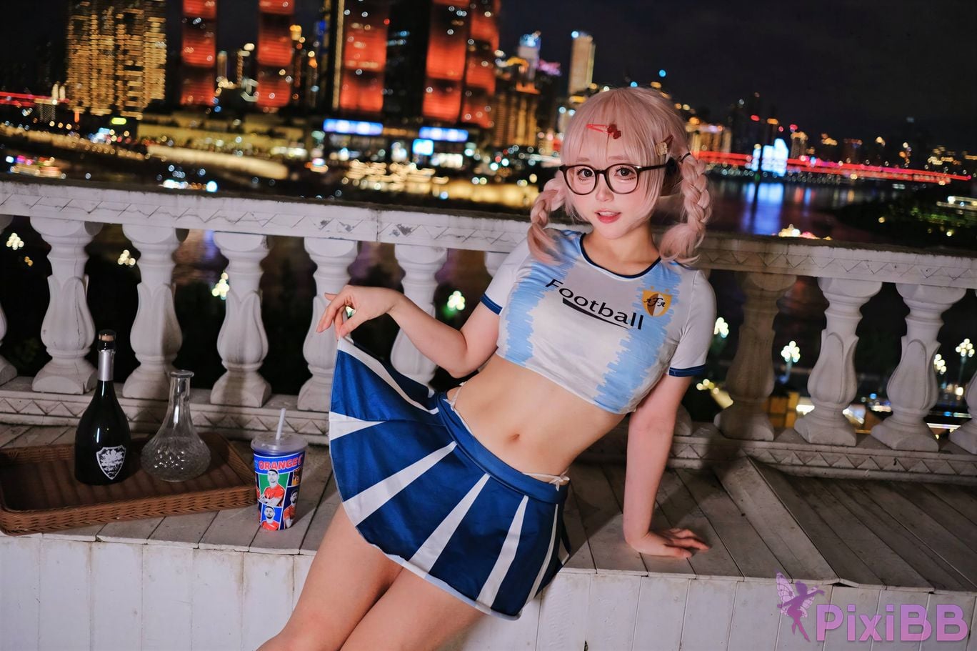Cosplayer Eiri Kanzawa Lets cheer for you the World Cup together PixiBB.COM 083