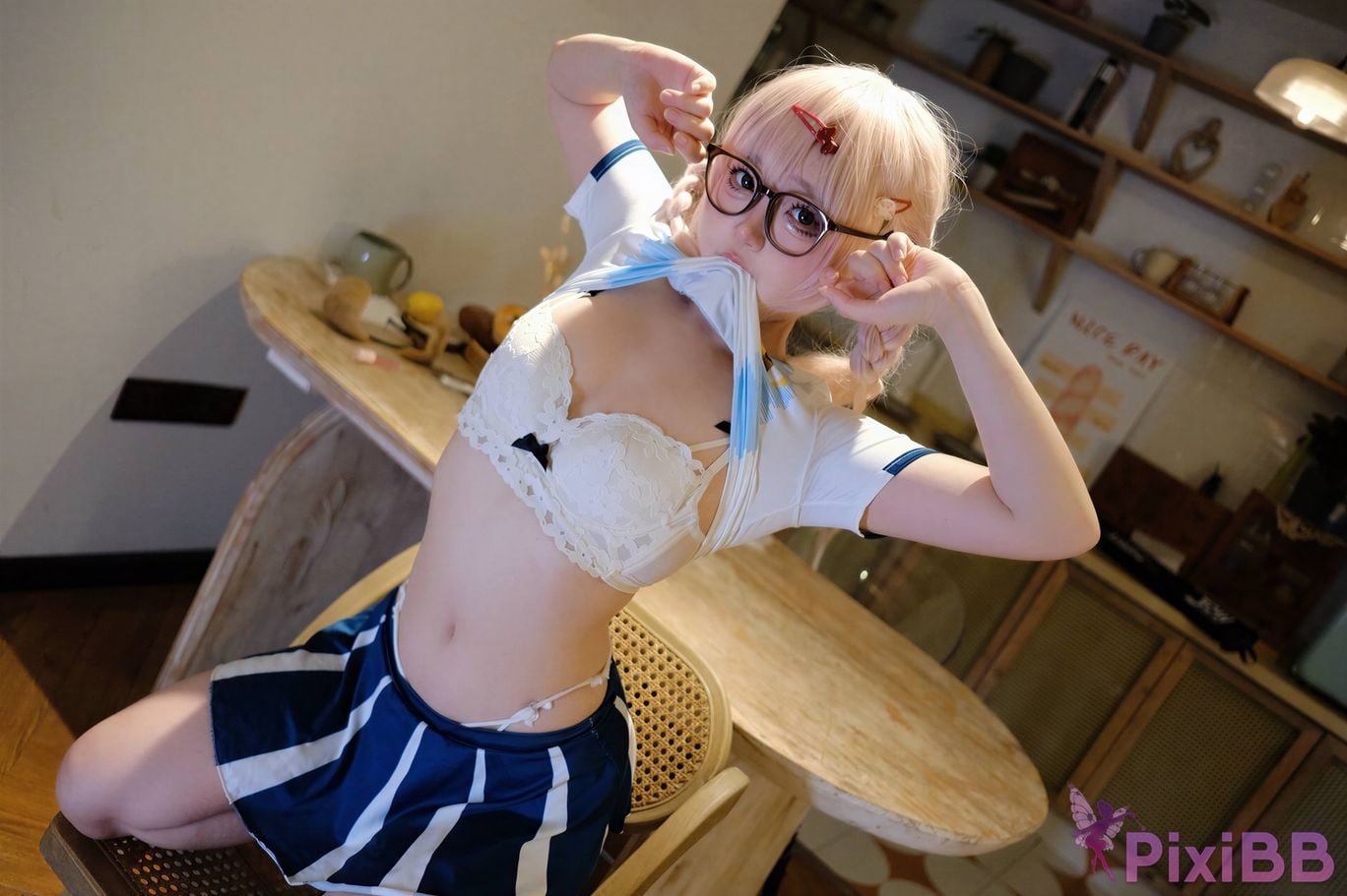Cosplayer Eiri Kanzawa Lets cheer for you the World Cup together PixiBB.COM 085