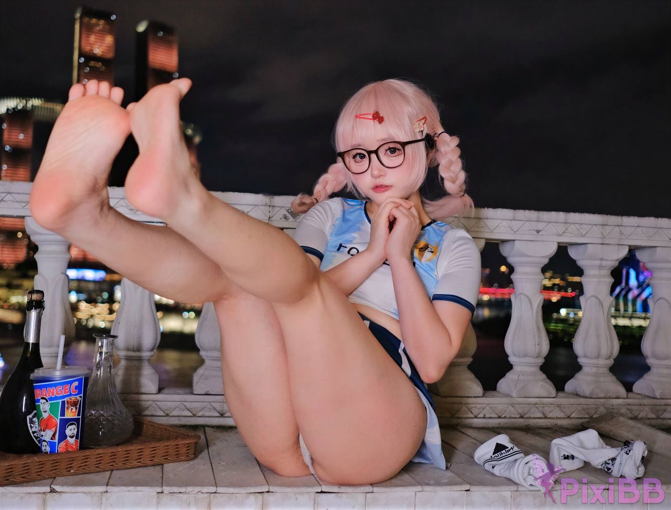 Cosplayer Eiri Kanzawa Lets cheer for you the World Cup together PixiBB.COM 089