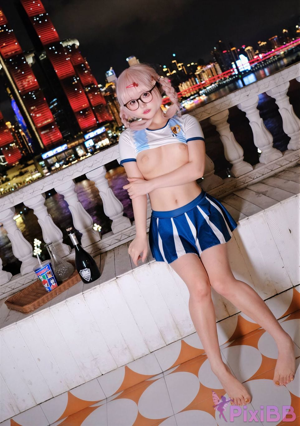 Cosplayer Eiri Kanzawa Lets cheer for you the World Cup together PixiBB.COM 099