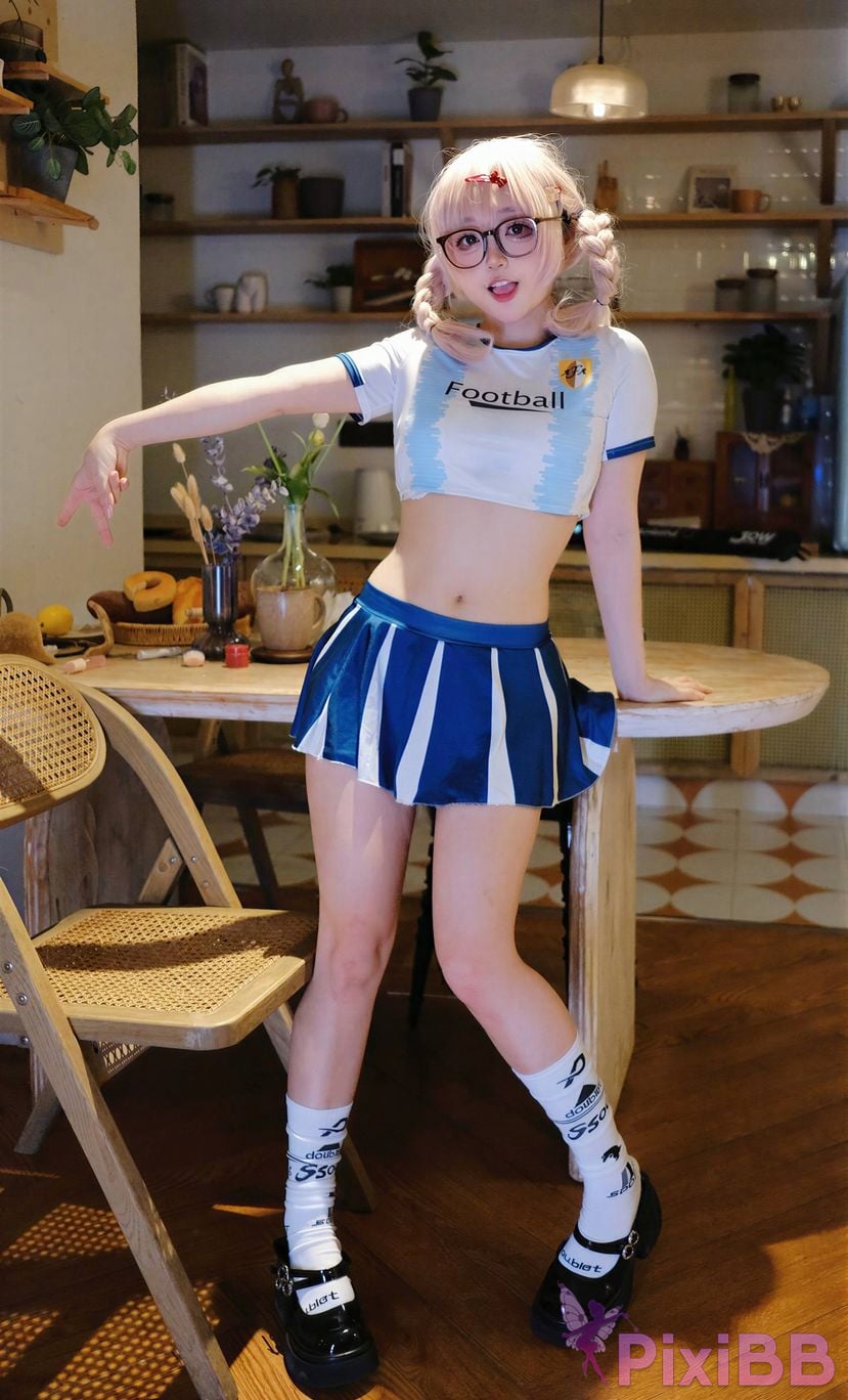 Cosplayer Eiri Kanzawa Lets cheer for you the World Cup together PixiBB.COM 125