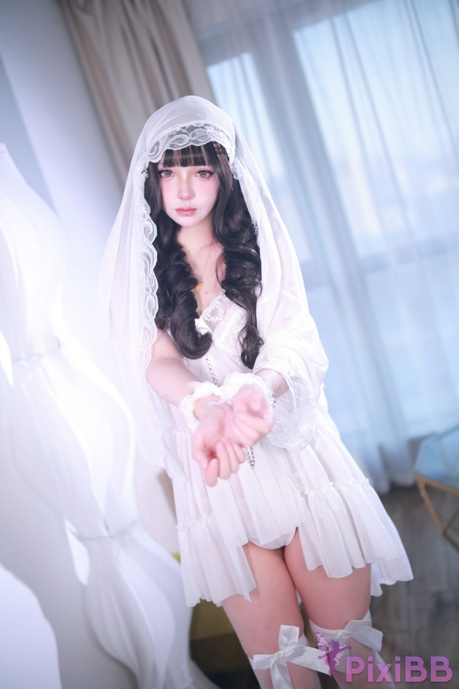 Cosplayer crazy cat ss 2025 Year 12 monthly membership subscription Bundle wedding dress PixiBB.COM 010