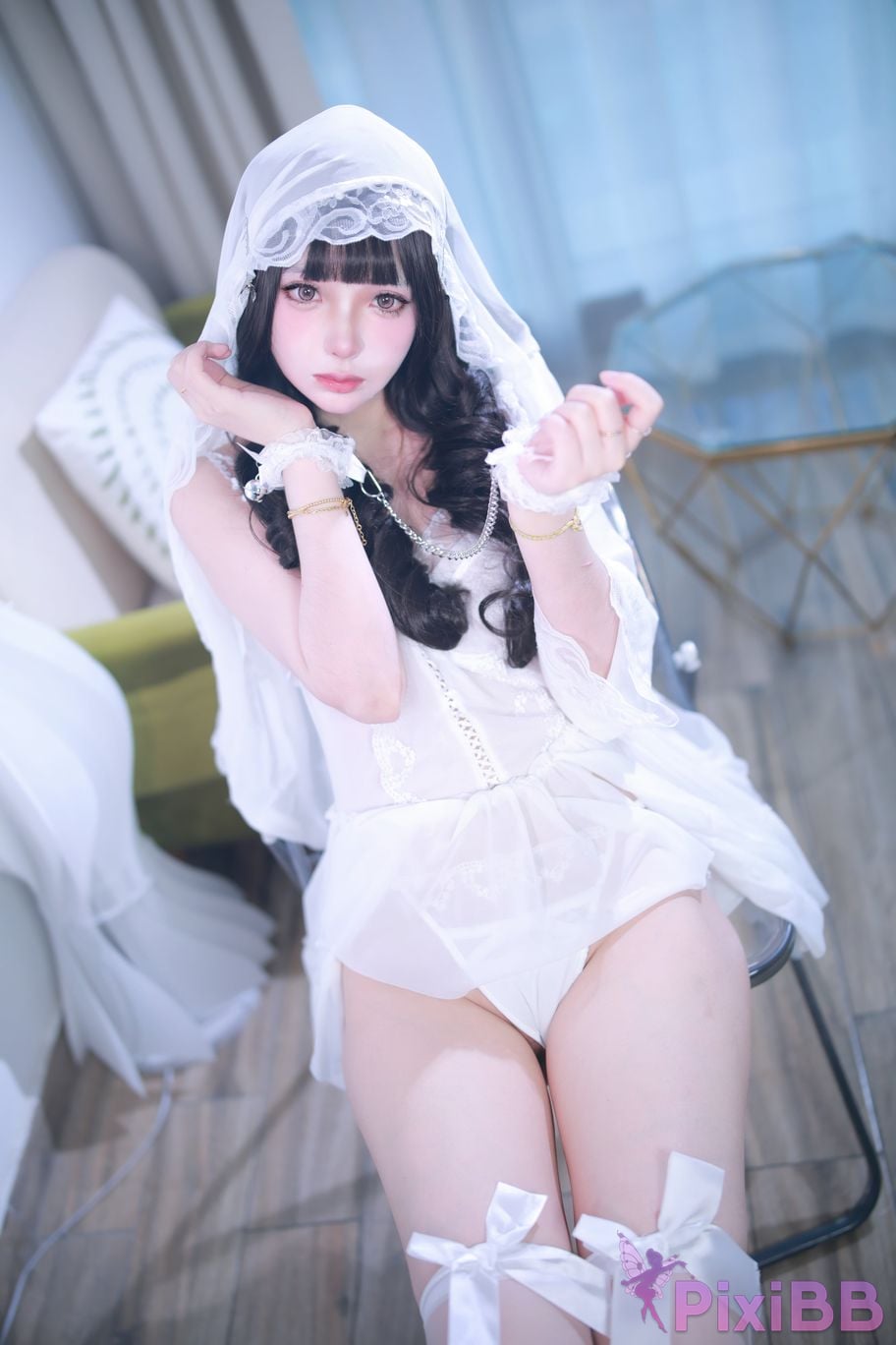 Cosplayer crazy cat ss 2025 Year 12 monthly membership subscription Bundle wedding dress PixiBB.COM 038