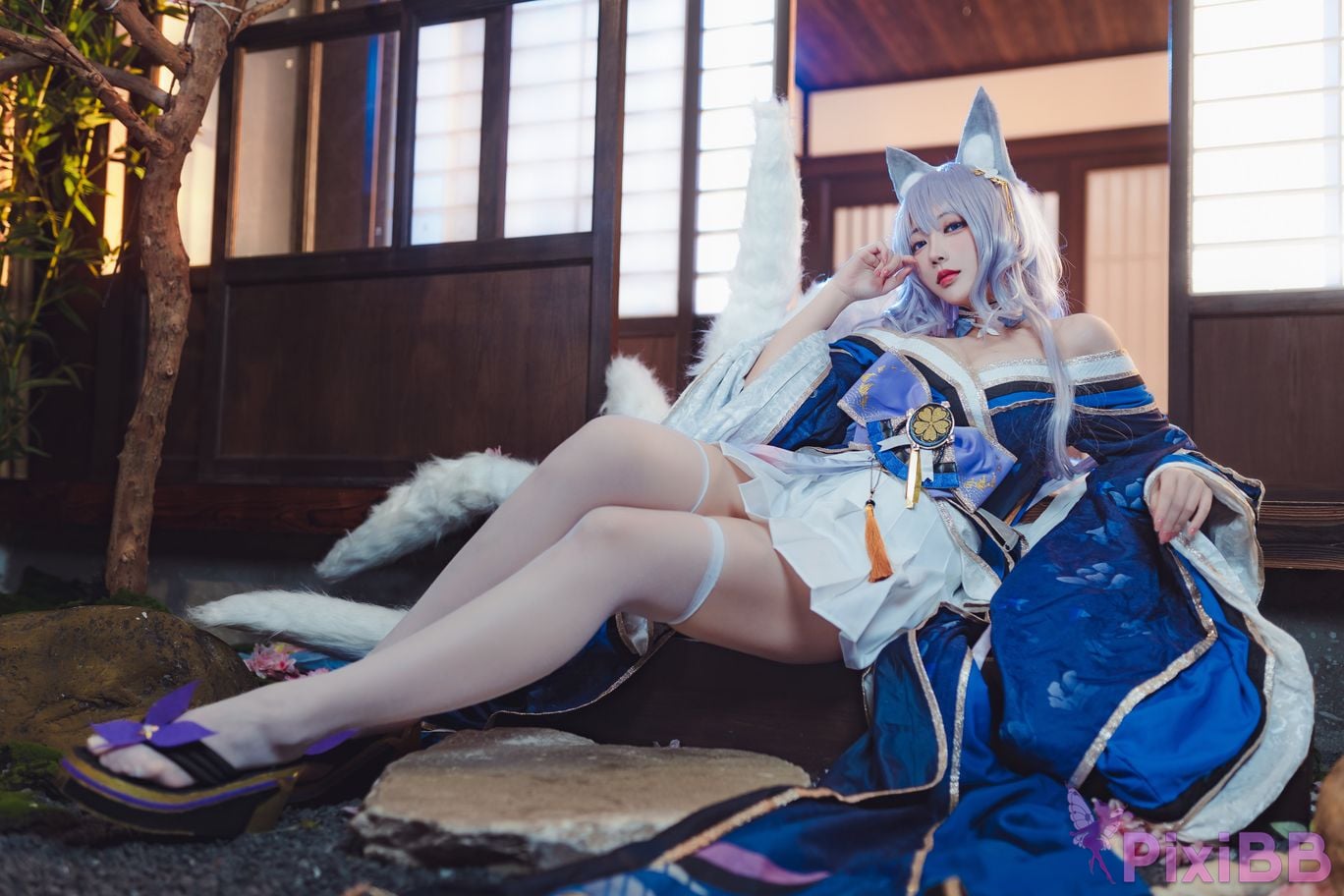 Cosplayer Sakura Miyamoto azur lane Shinano PixiBB.COM 012