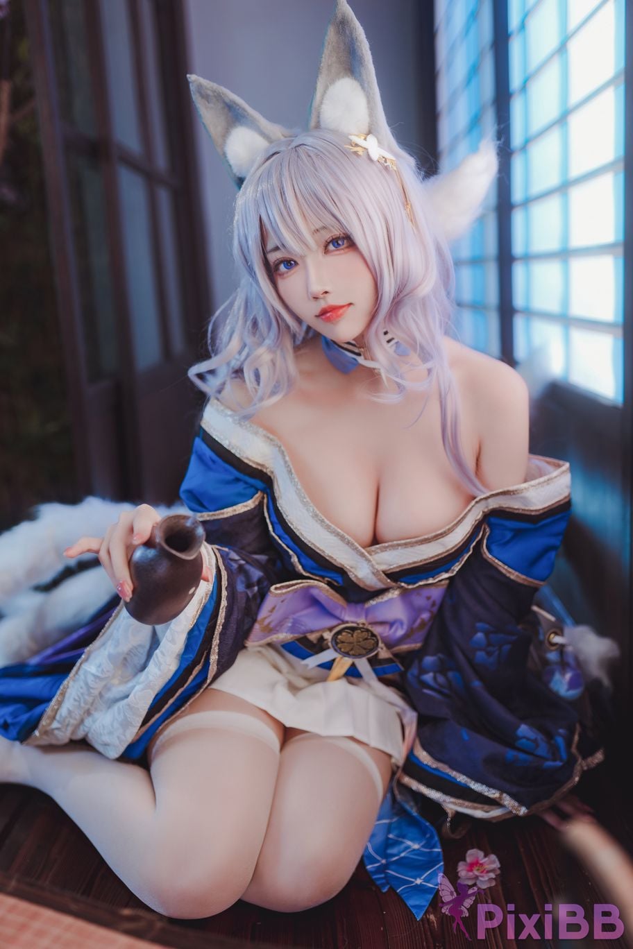 Cosplayer Sakura Miyamoto azur lane Shinano PixiBB.COM 013