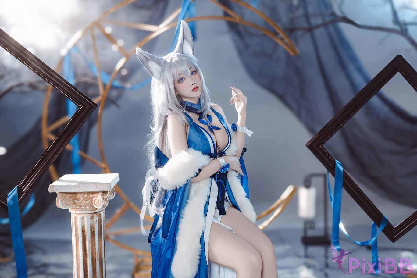 Cosplayer Sakura Miyamoto azur lane Shinano Touya Yatsuki PixiBB.COM 016