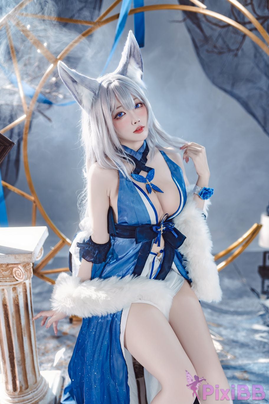 Cosplayer Sakura Miyamoto azur lane Shinano Touya Yatsuki PixiBB.COM 018