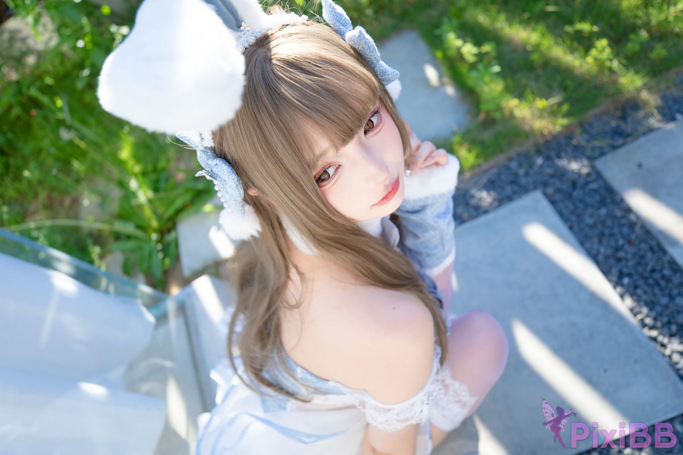 Cosplayer Kagurazaka Midwinter Cute Rabbit First Mu PixiBB.COM 017