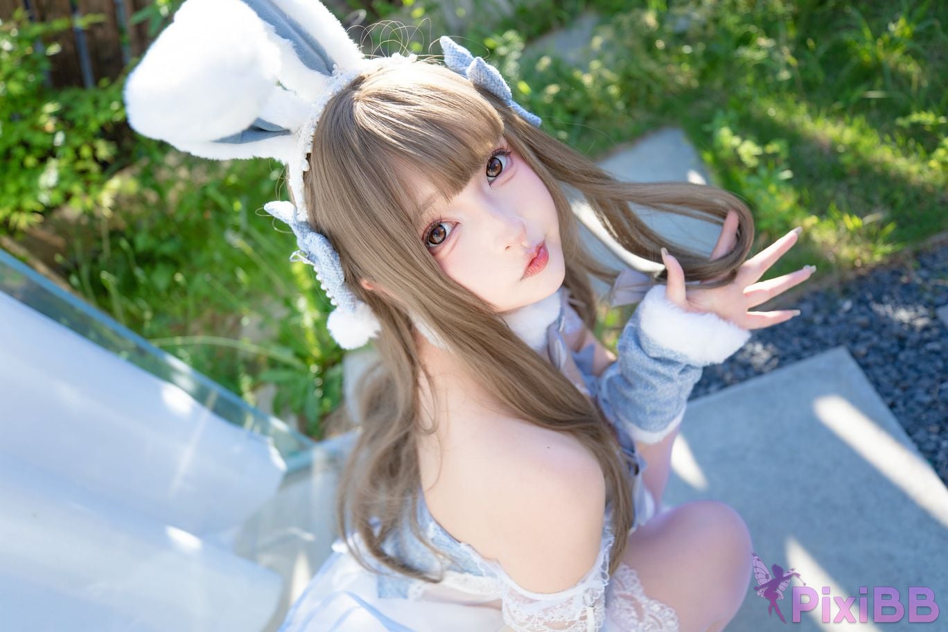 Cosplayer Kagurazaka Midwinter Cute Rabbit First Mu PixiBB.COM 019