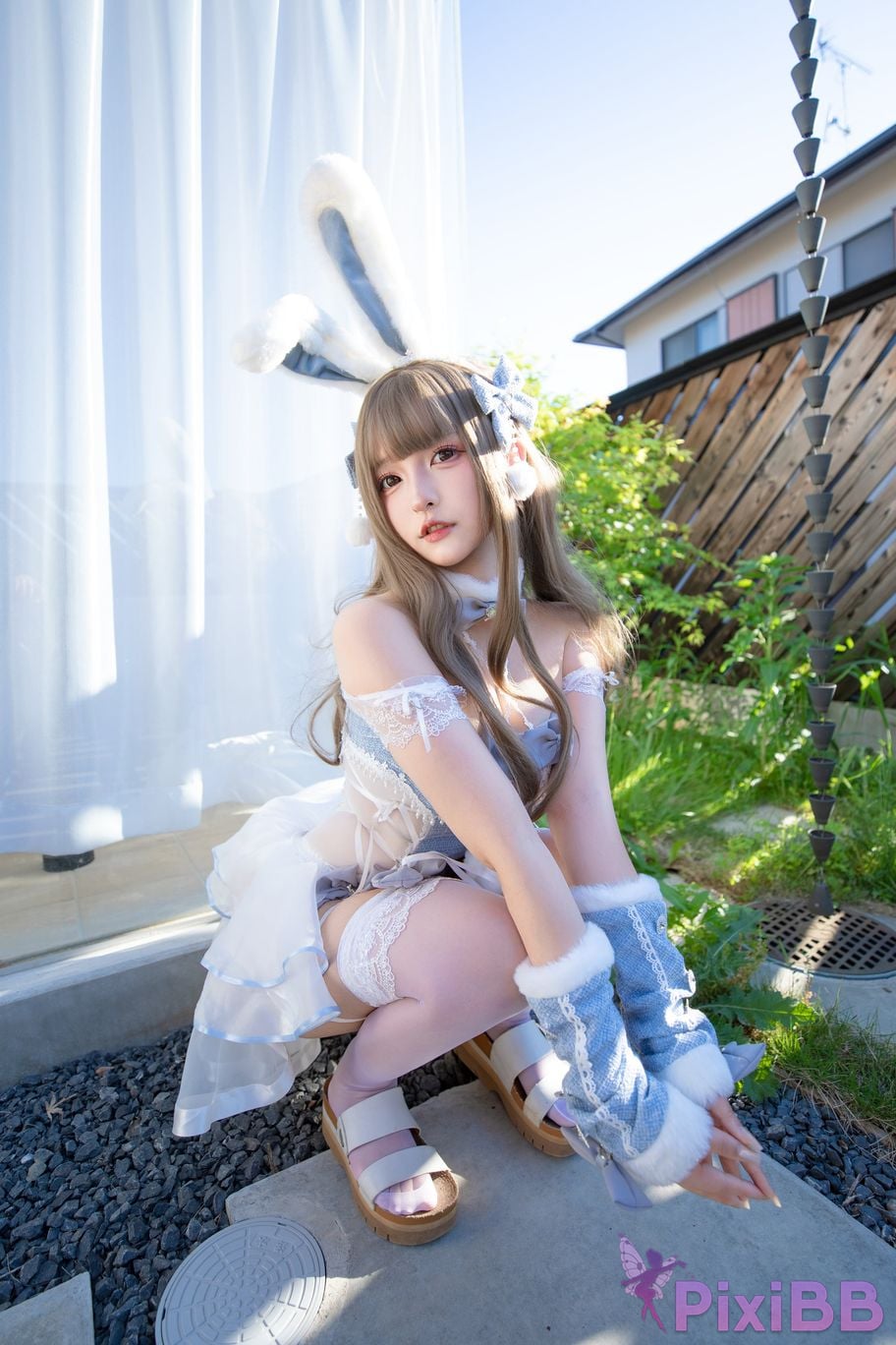 Cosplayer Kagurazaka Midwinter Cute Rabbit First Mu PixiBB.COM 022