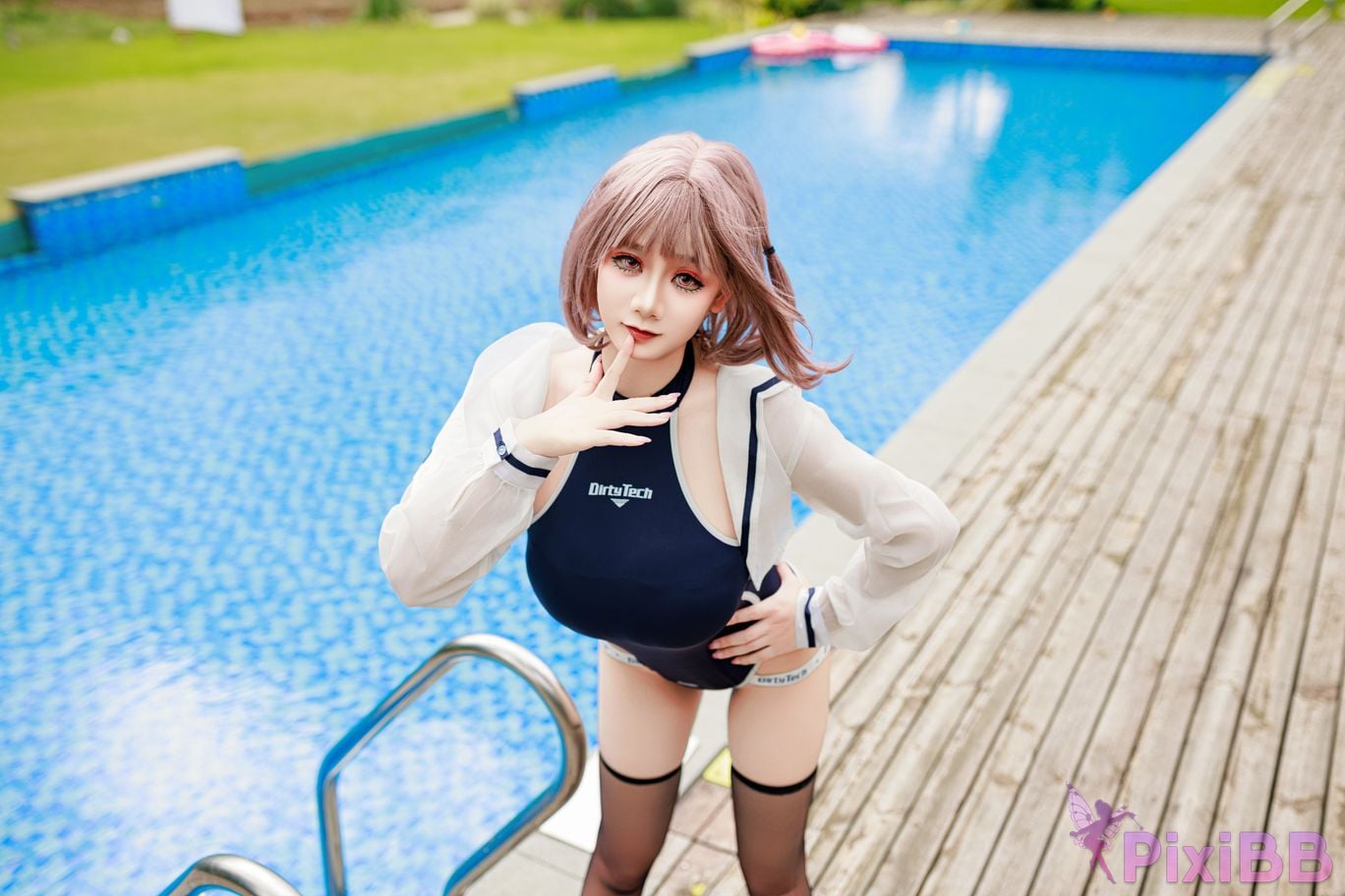Cosplayer A Xuexue Midsummer swimming PixiBB.COM 007
