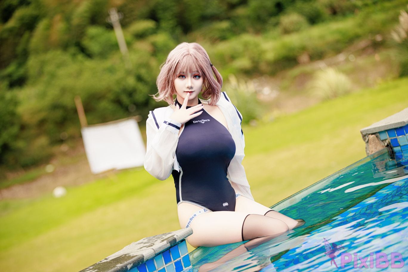 Cosplayer A Xuexue Midsummer swimming PixiBB.COM 015