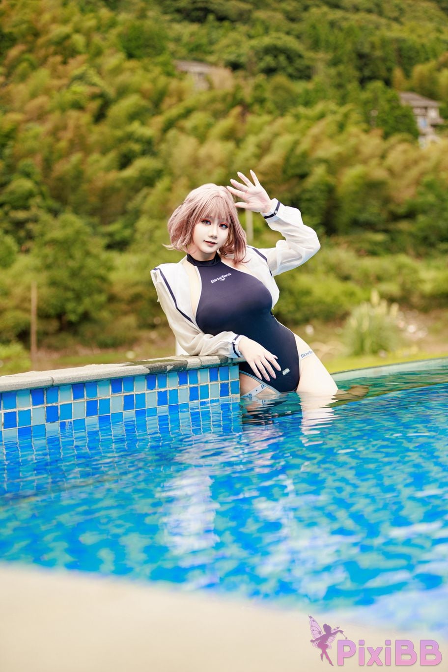 Cosplayer A Xuexue Midsummer swimming PixiBB.COM 016