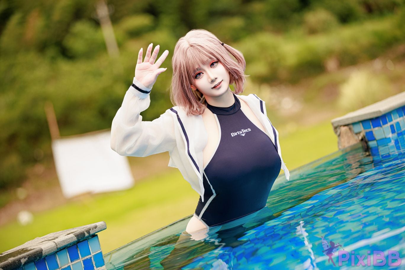 Cosplayer A Xuexue Midsummer swimming PixiBB.COM 017