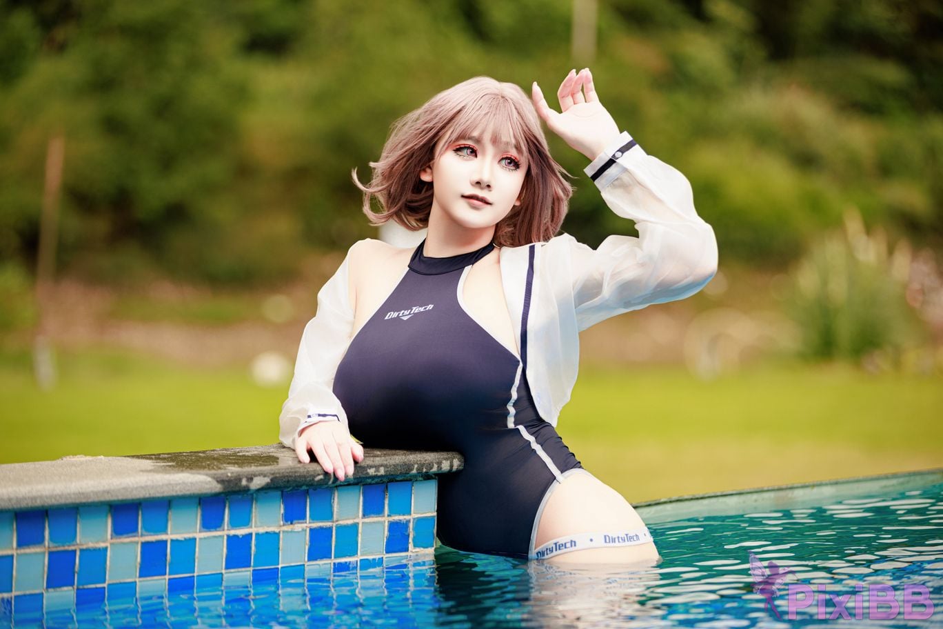 Cosplayer A Xuexue Midsummer swimming PixiBB.COM 018
