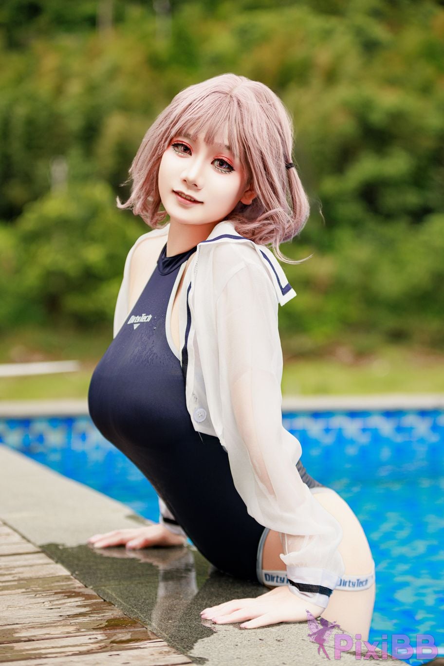 Cosplayer A Xuexue Midsummer swimming PixiBB.COM 019