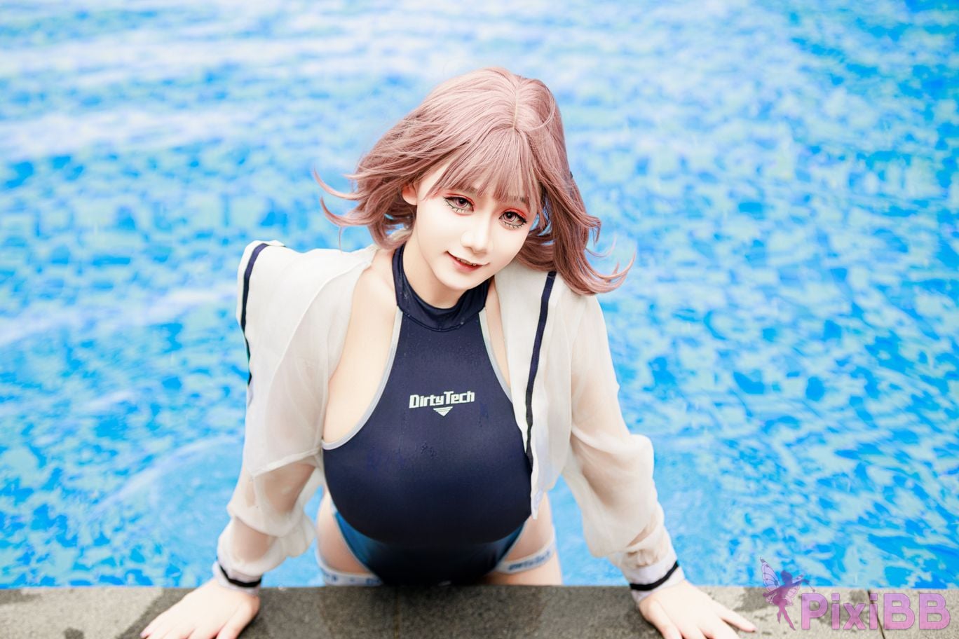 Cosplayer A Xuexue Midsummer swimming PixiBB.COM 020