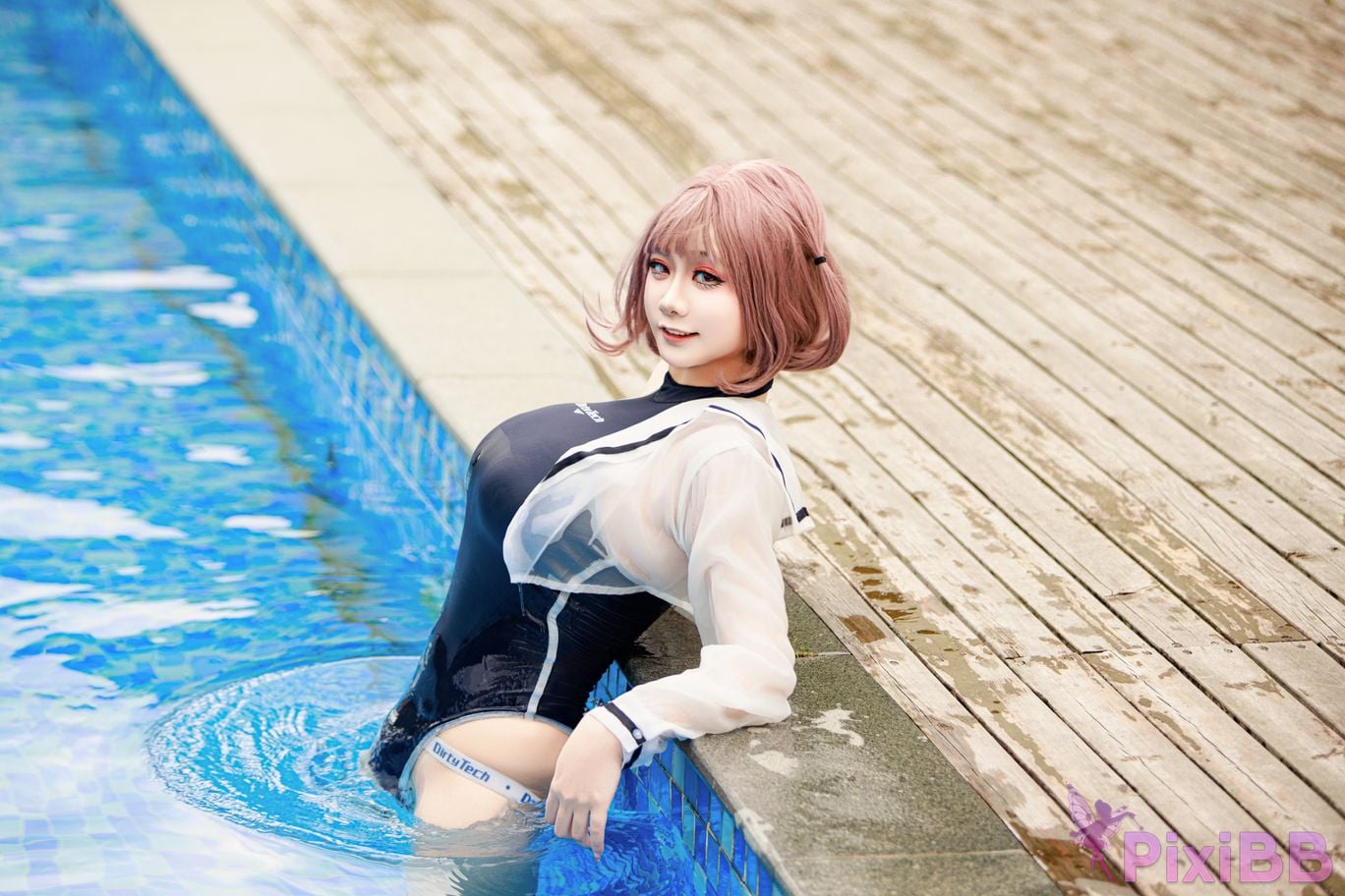 Cosplayer A Xuexue Midsummer swimming PixiBB.COM 023