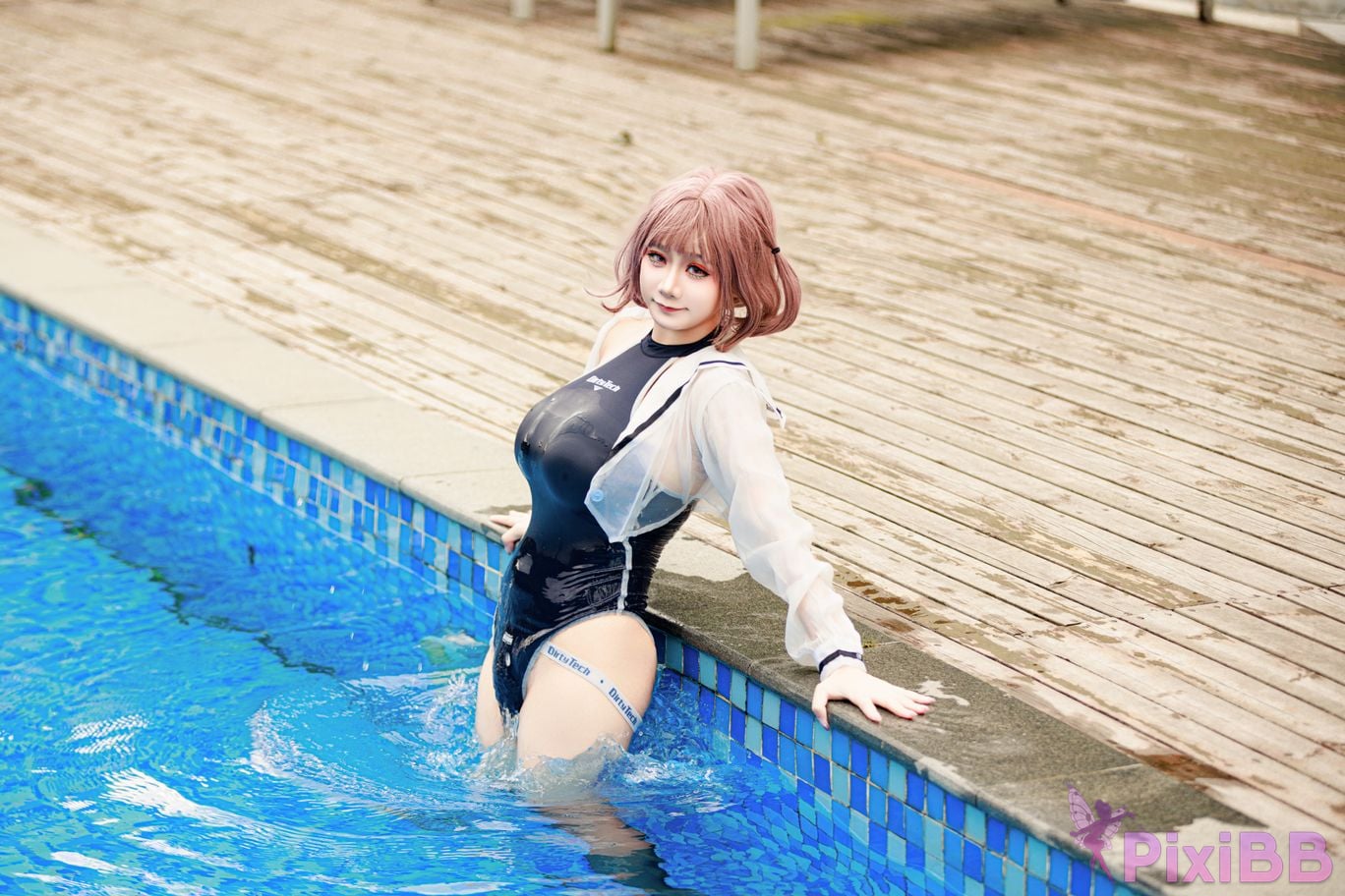 Cosplayer A Xuexue Midsummer swimming PixiBB.COM 024