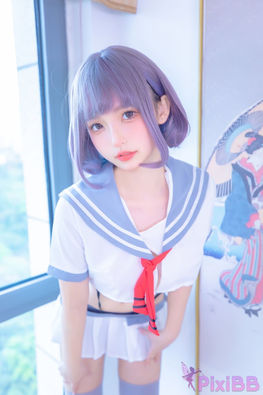 Coser Kagurazaka mafuyu Vol.100 JK PixiBB.COM 002