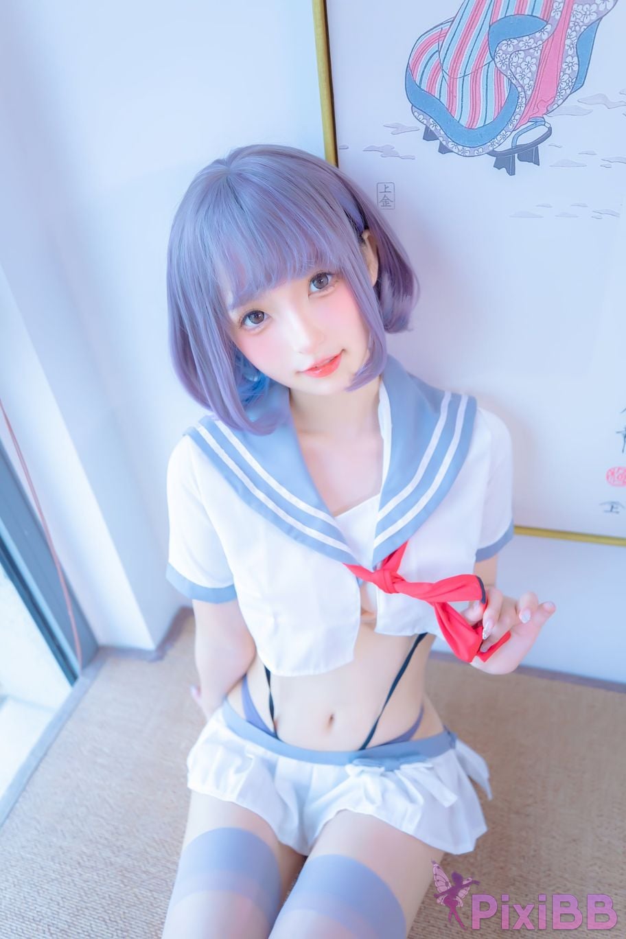 Coser Kagurazaka mafuyu Vol.100 JK PixiBB.COM 011