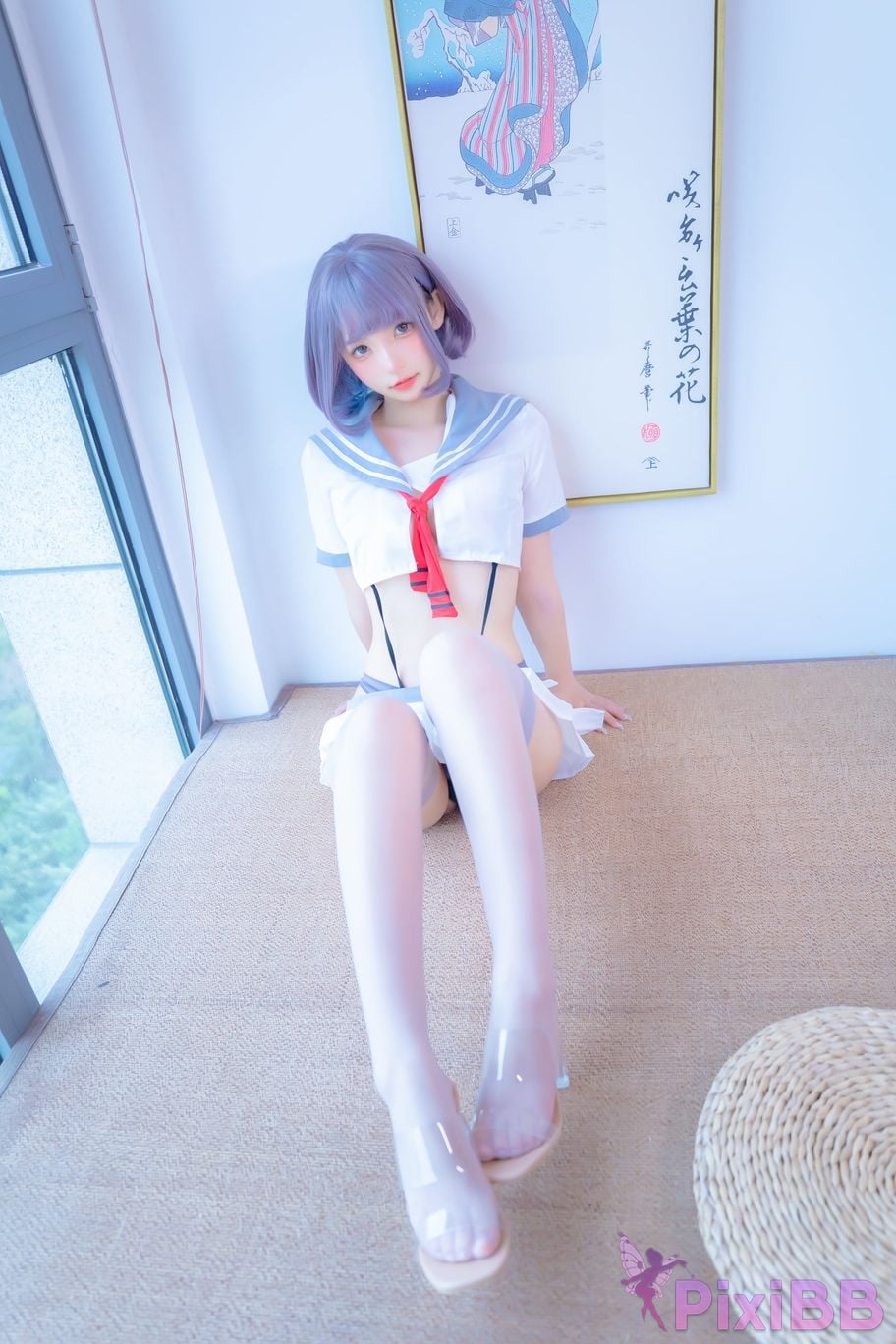 Coser Kagurazaka mafuyu Vol.100 JK PixiBB.COM 012