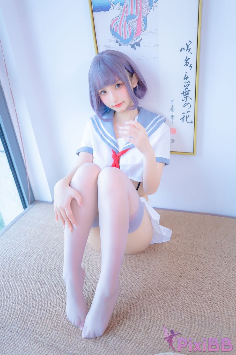 Coser Kagurazaka mafuyu Vol.100 JK PixiBB.COM 030