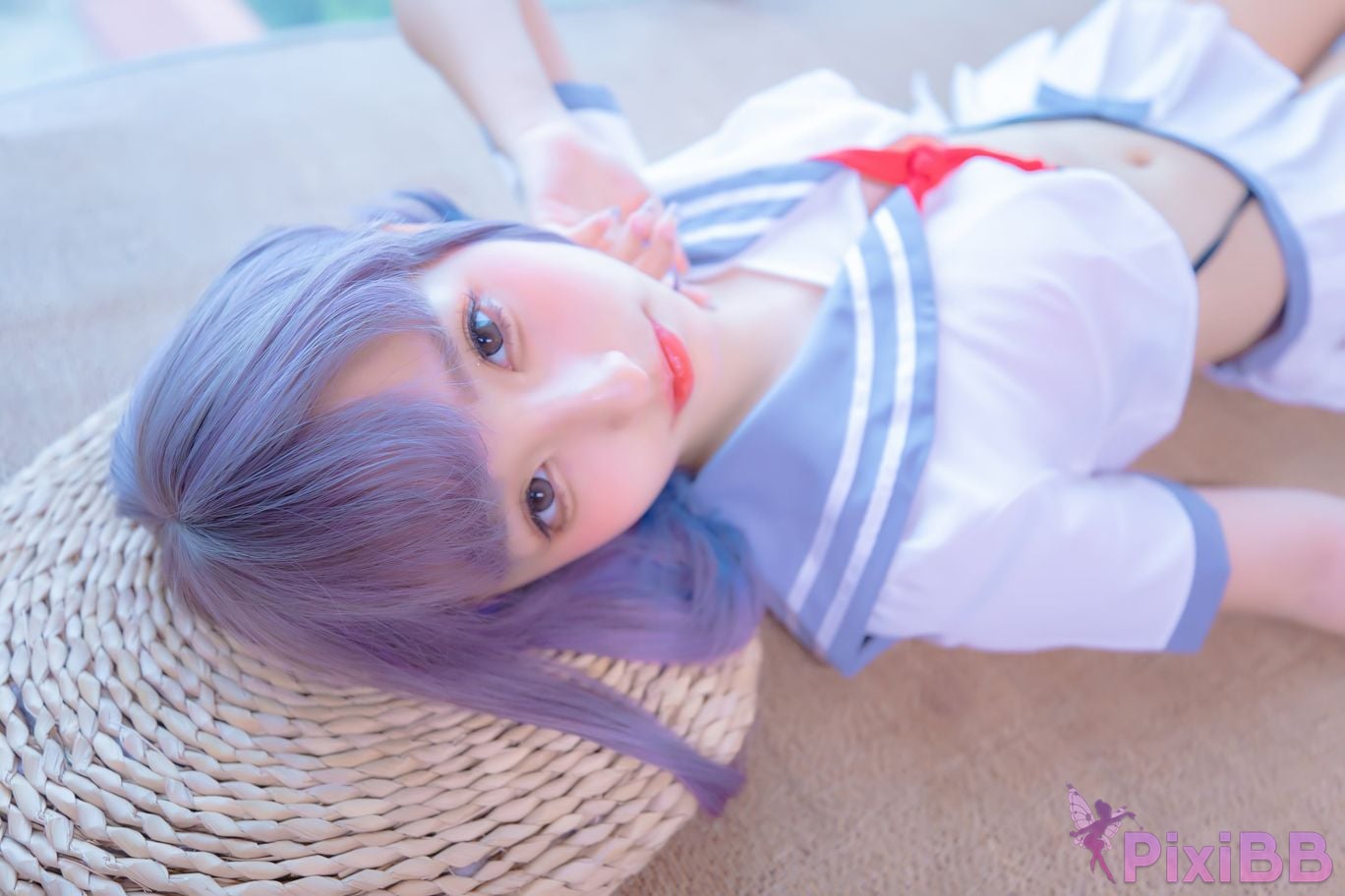 Coser Kagurazaka mafuyu Vol.100 JK PixiBB.COM 059