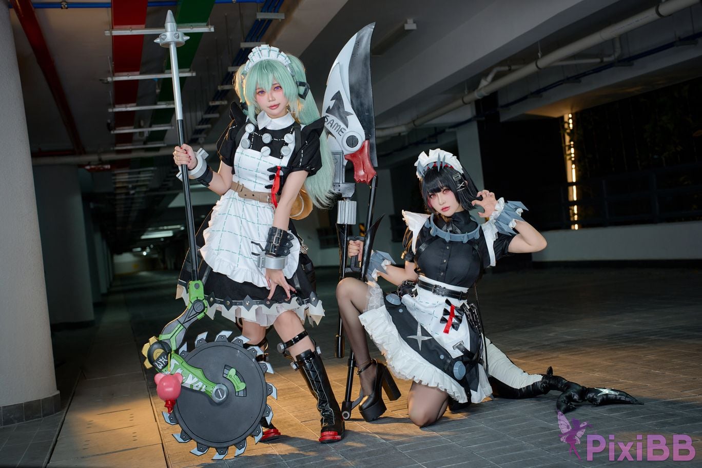 Coser ZinieQ and Tiny Asa Corin x Ellen Joe PixiBB.COM 001