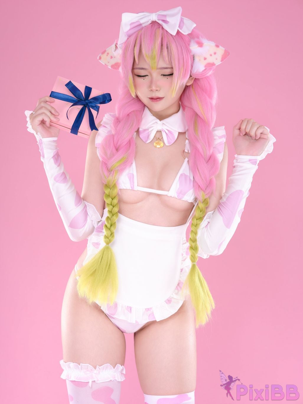Coser ZinieQ Demon Slayer Mitsuri Kanroji Valentine PixiBB.COM 005