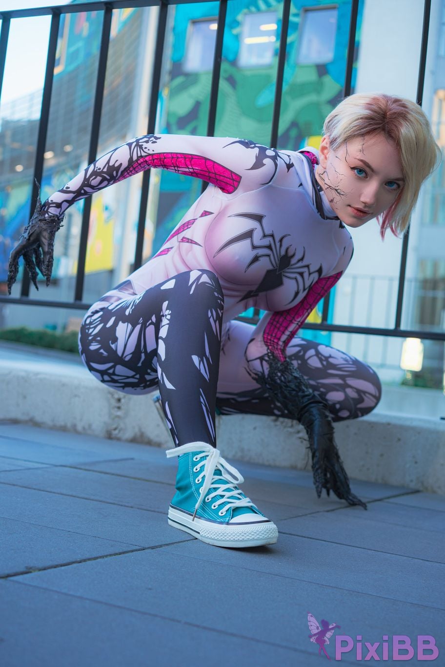 CarryKey Gwenom (Spider Gwen) Set 2 PixiBB.COM 13