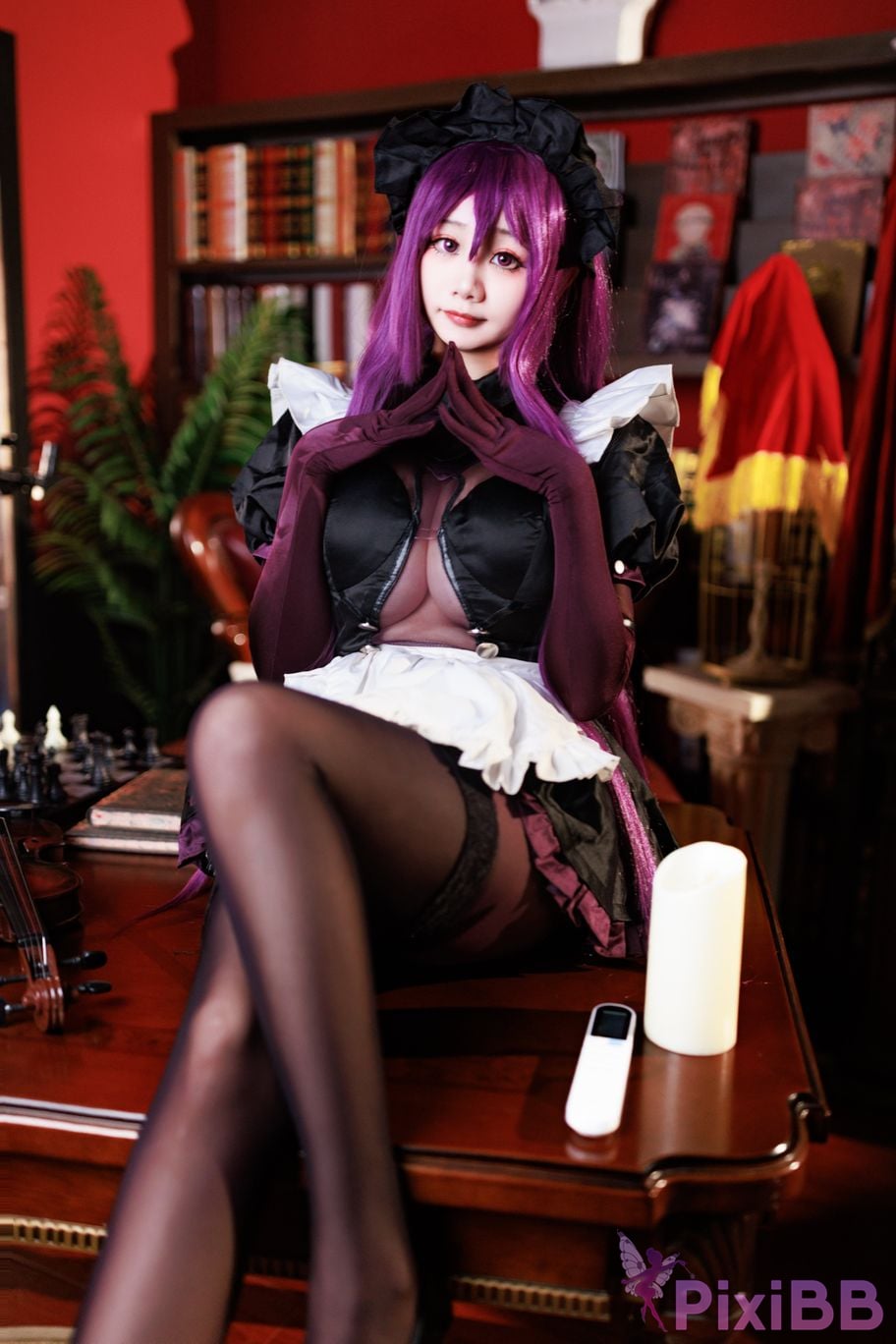 Cosplayer A Xuexue master craftsman maid PixiBB.COM 002